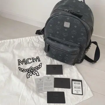 엠씨엠 백팩 블랙 스몰