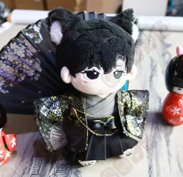 고양이 귀 봉제 인형 옷 갈아입기 세트