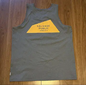 SALVAGE PABLIC  살베지 퍼블릭  탱크탑  그레이 L 일본제