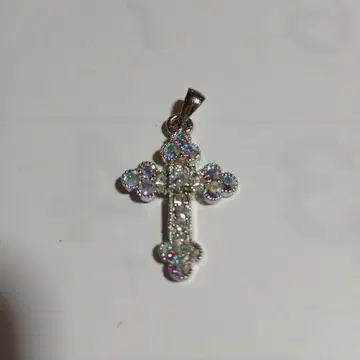 오로라 크리스탈 스톤 펜던트 탑