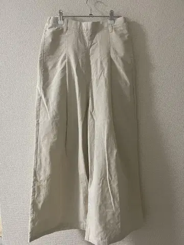 antique 린넨 와이드 팬츠