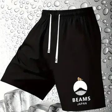 빔즈 블랙 숏 팬츠 M (JP-XL)