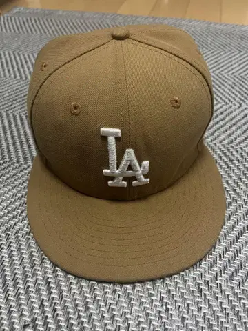 LA 로고 자수 브라운 59FIFTY 캡 7 1/4