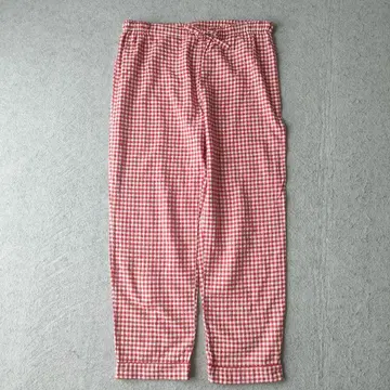 unknown 파자마 팬츠 깅엄 체크 레드