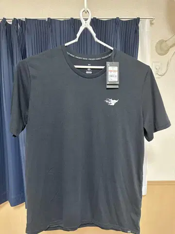 Under Armour PROJECT ROCK 3XL 블랙 티셔츠
