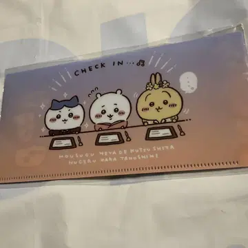 치이카와 관광 레어 티켓 홀더 (체크인) 미개봉 하치와레 토끼