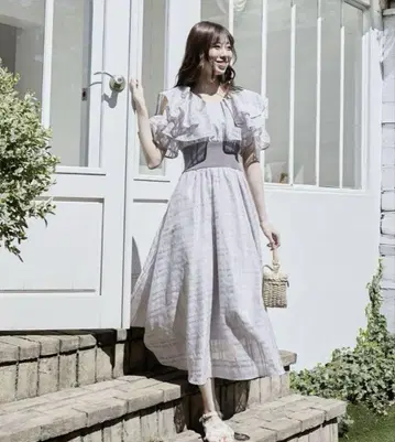 [최종 가격 인하] MAJESTIC LEGON 더블 카라 코르셋 원피스