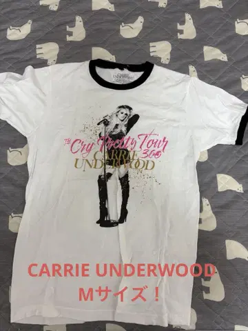 초레어 M! CARRIE UNDERWOOD 트림 티셔츠 칼리 언더우드