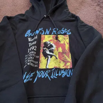 GUNS N' ROSES 후드티 L 사이즈 공식 상품