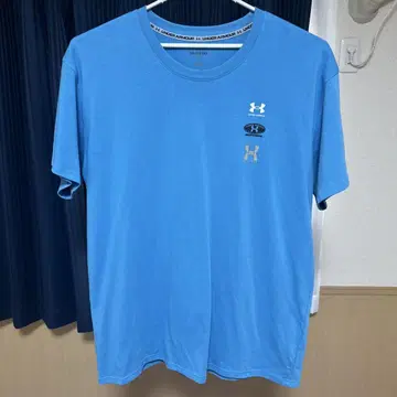 언더아머 블루 티셔츠 5XL