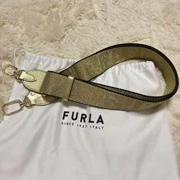 미사용품 FURLA(훌라) 골드 숄더 스트랩