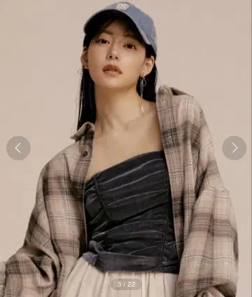 SNIDEL 플로키 튤 베어 탑