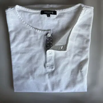 한정품/MACKINTOSH LONDON 화이트 티셔츠 LL 앤드루 패턴