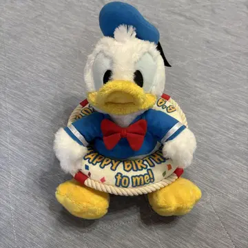 도널드 덕 벌스데이 봉제 인형 약 30cm