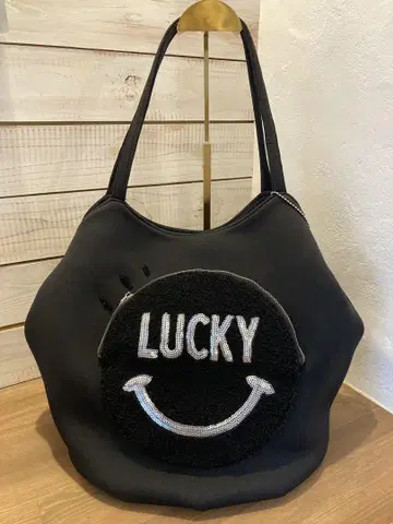 PECHINCHAR 페신샤 스마일 네오프렌 LUCKY 토트백