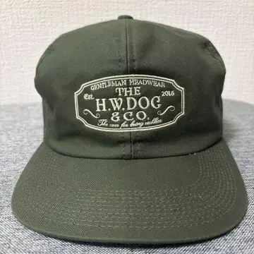 THE H.W.DOG&CO 도그 앤 코 캡 카키