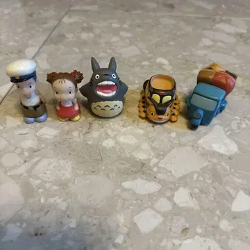 손가락 인형, 토토로, 지브리 피규어 5종 세트