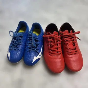 파랑 미즈노 19cm 빨간색 언더아머 21cm