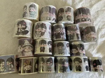 청원령 샤오쟈오 왕이보 마스킹 테이프 확인