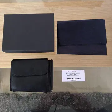 ISAMU KATAYAMA 머니 클립 미니 지갑