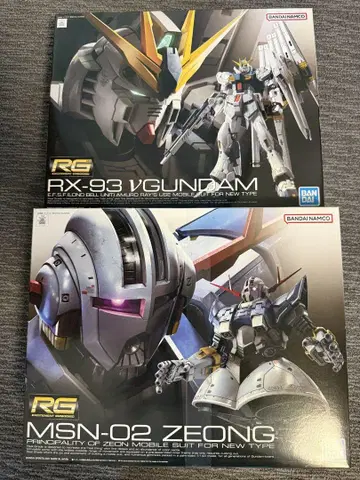 RG RX-93 V 건담 & MSN-02 지옹 세트