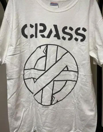 레어 CRASS 빈티지 티셔츠