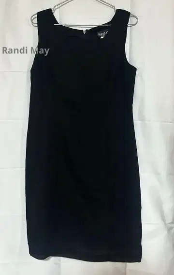 Randi May 블랙 슬리브리스 원피스 엘레강트 고급스러운