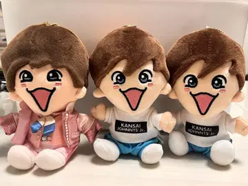 나니와 단시 후지와라 죠이치로 치비 인형 3개 세트