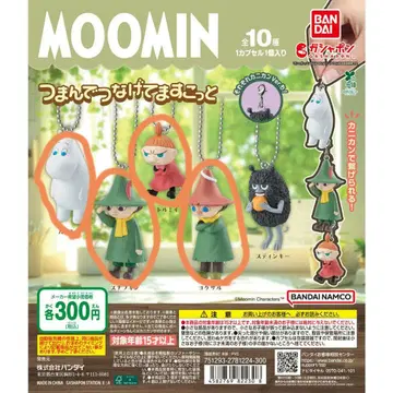 무민 가챠가챠 집어 연결하기 4개 세트