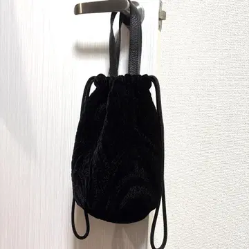 헨더 스키 벨벳 퀼트 포치백