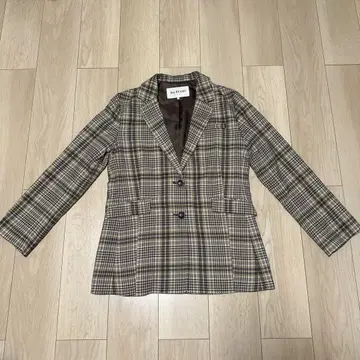 Ray BEAMS 체크 무늬 테일러드 자켓