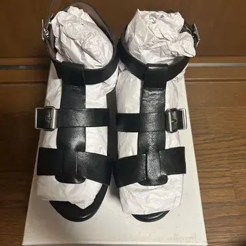 KISCO 키스코 2 벨트 웨지 샌들 블랙 23.5cm