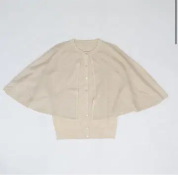 케이프 가디건 (크림 베이지)