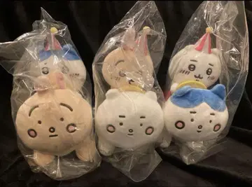 치이카와 랜드 피포포 봉제 인형 치이카와 하치와레 토끼 3개 세트