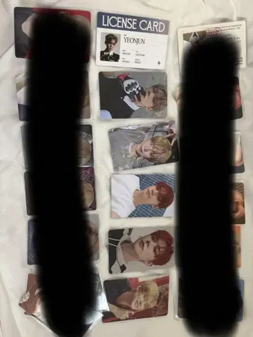 YEONJUN 트레이딩 카드 정리 영준