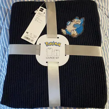 GU Pokemon 라운지 세트 카비곤 M 사이즈 포켓몬 네이비 네이비