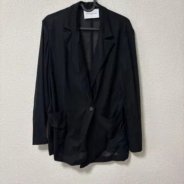 UNITED ARROWS 블랙 시어 자켓