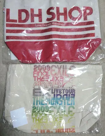 LDH SHOP & EXILE 라이브 투어 토트백 2개 세트