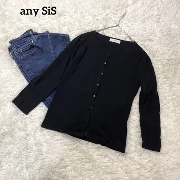 anysis 애니시스 긴팔 가디건 M 블랙 무지 겉옷 1754
