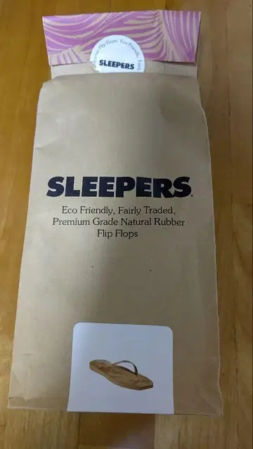 SLEEPERS 플립플롭 테이퍼드 샌드 37