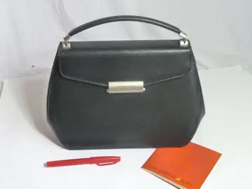 MANDARINA DUCK 블랙 가죽 핸드백