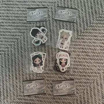 aespa 플레이크 씰 가챠가챠