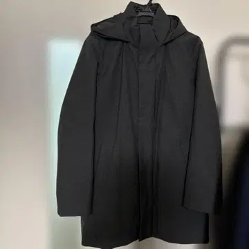 유니클로 UNIQLO 하이브리드 다운 코트 남성용 M 다크 그레이