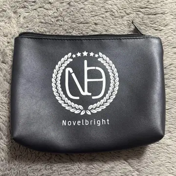 Novelbright 로고 파우치 블랙