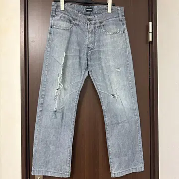 G-STAR RAW 데미지 가공 데님 청바지