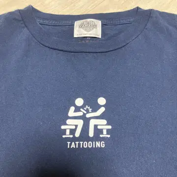 TATTOO STUDIO YAMADA 픽토그램 티셔츠 오모시 렌