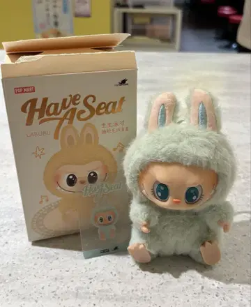 POP MART 앉아보세요 Labubu QUQU 라브브