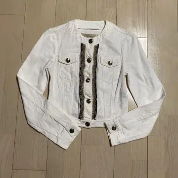 Blumarine 화이트 크롭 자켓