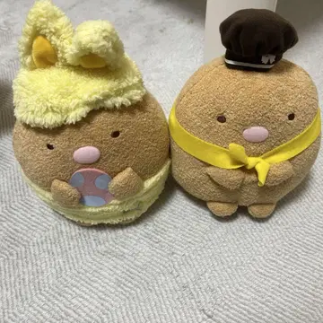 스미코구라시 돈가스 봉제 인형 2종 세트