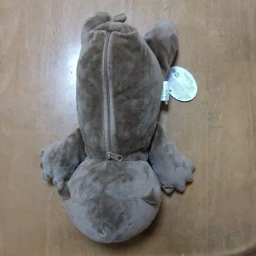 브라운 동물 봉제 인형 펜 케이스